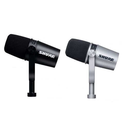 Shure MOTIV MV7 Dynamic Cardioid USB and XLR Podcast Microphone Black ...