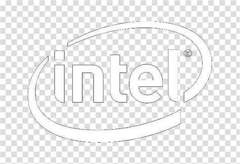 Intel Logo White Brand Circle Pic Intel Logo Transparent Background