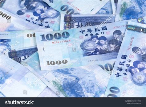 1000 New Taiwan Dollar Banknote Cash Stockfoto Jetzt Bearbeiten