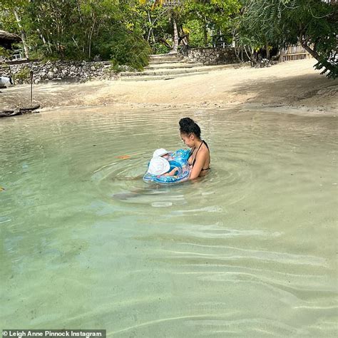 Leigh Anne Pinnock Flaunts Her Phenomenal Frame In A Yellow Bikini Daily Mail Online
