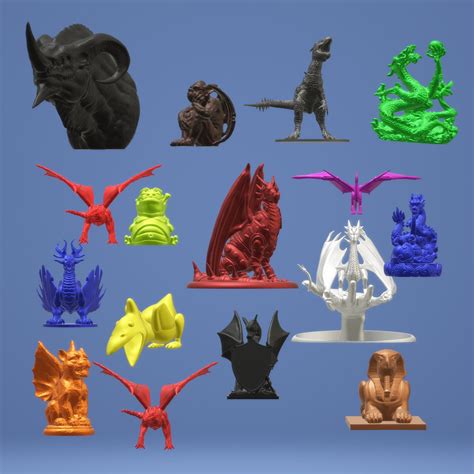 Big Animals Pack 300 Different STL Model Decor With 3D Print Stl Files ...