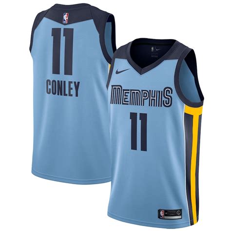 Mens Memphis Grizzlies Mike Conley Nike Light Blue Swingman Jersey