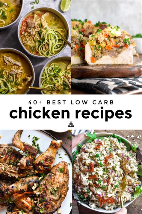 38 Best Low Carb Chicken Recipes Little Pine Low Carb
