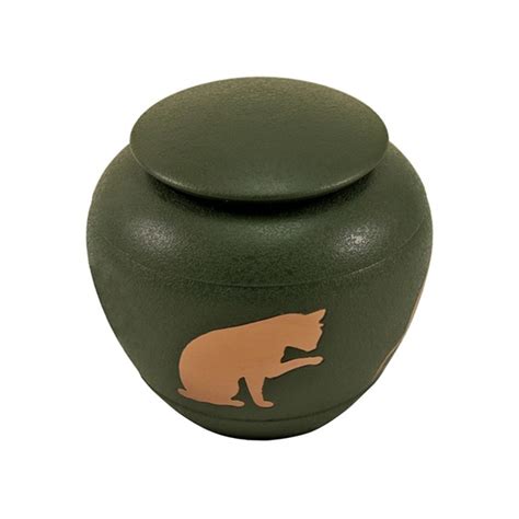 Silhouette Cat Urn Radiant Heart After Care For Pets