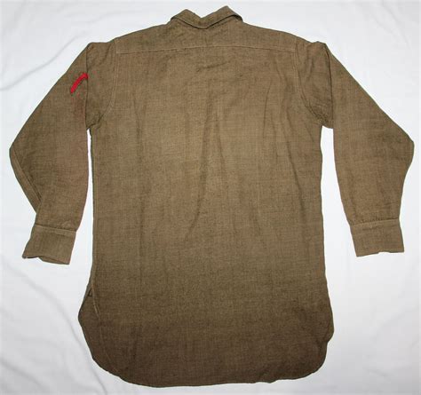 B162 Wwi 1917 Dated Pullover Wool Combat Field Shirt B And B Militaria