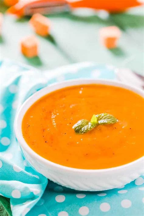Creamy Sweet Potato Soup Curl Up To A Hot Bowl Of Health And Flavor