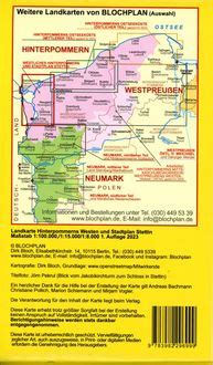 Landkarte Hinterpommerns Westen Und Stadtplan Stettin Von Dirk Bloch