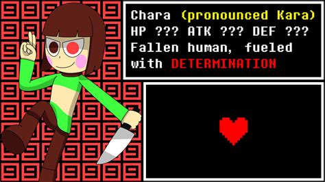 Undertale Chara Battle Check By Amenking1999 On Deviantart