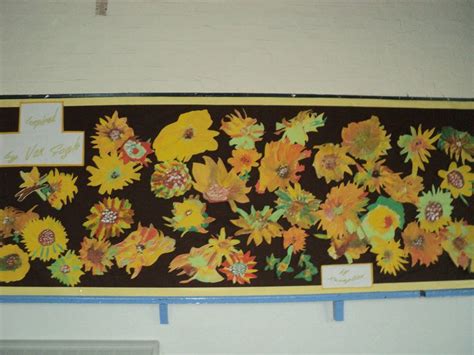 Art And Colour Sunflower Season Painting Sunflowers Artist Vincent Van Gogh Classroom