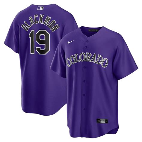 Nike Charlie Blackmon Colorado Rockies Alternate Replica Player Name