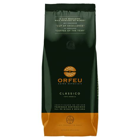 Café Torrado Em Grãos Clássico Orfeu Pacote 250g Giassi Giassi