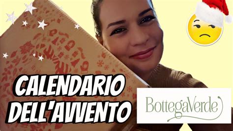 CALENDARIO DELLAVVENTO BOTTEGA VERDE YouTube