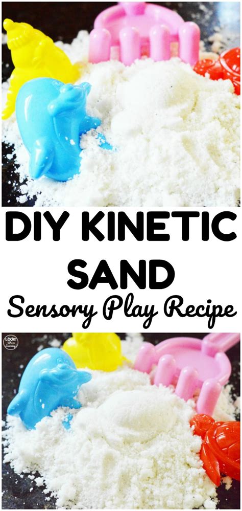 Make A Batch Of This Simple Diy Kinetic Sand For A Quick Sensory Play