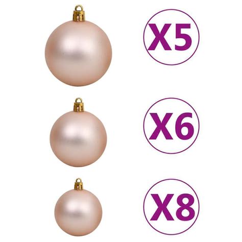 VidaXL Kunstkerstboom Met Verlichting En Ballen Smal 150 Cm PVC Groen