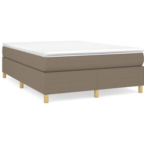 Sommier Ressorts De Lit Cadre Lattes Pour Lit Adulte Taupe X