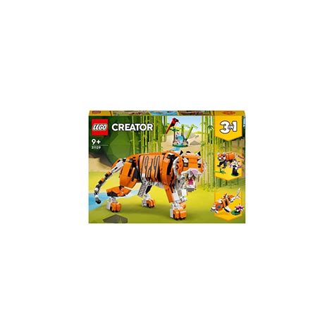 Lego Creator 3in1 Majestic Tiger 31129 Building Kit 755 Pcs