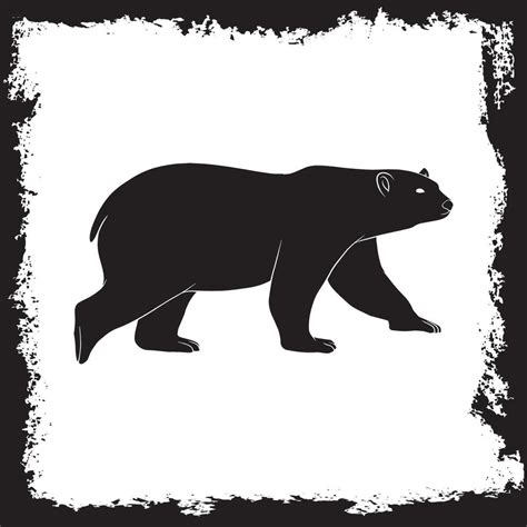 Bear Silhouette illustration, Bear Silhouette, Bear Silhouette art on ...