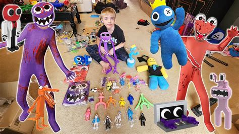 Huge New Rainbow Friends Roblox Toys And Plush Unboxing Video Youtube