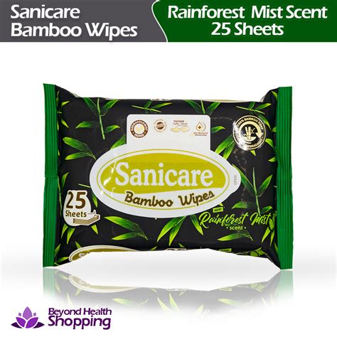 Sanicare Bamboo Wipes Rainforest Mist Scent 25sheets Lazada Ph