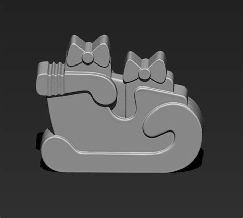 Free 3d File Christmas Sleigh・3d Printable Object To Download・cults