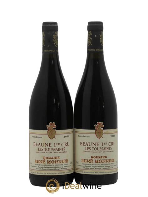 Acheter Beaune Er Cru Les Toussaints Domaine Rene Monnier Lot