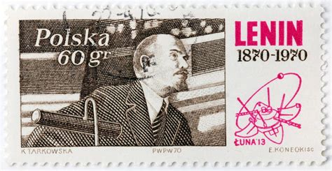 Lenin Stamp Editorial Photo Image Of Communication 308415796