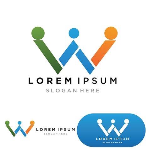 Premium Vector W Letter Logo Template