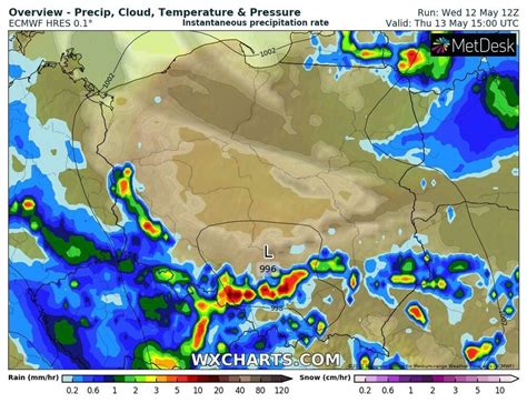 Pogoda Na 13 Maja 2021 Lokalne Burze Z Gradem I Intensywnym Deszczem W