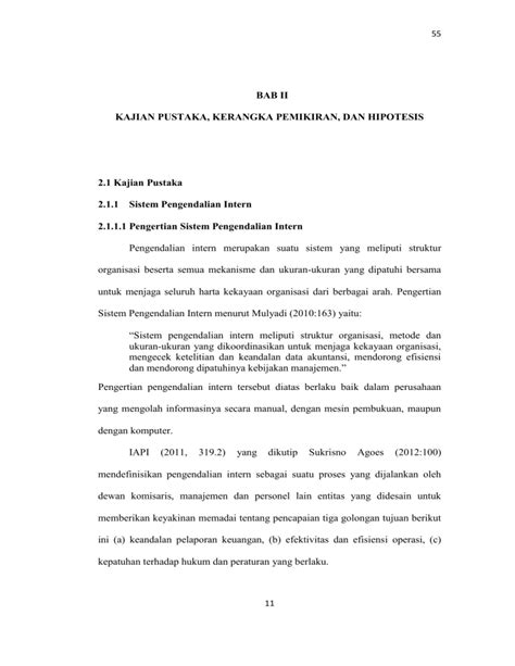 Bab Ii Kajian Pustaka Kerangka Pemikiran