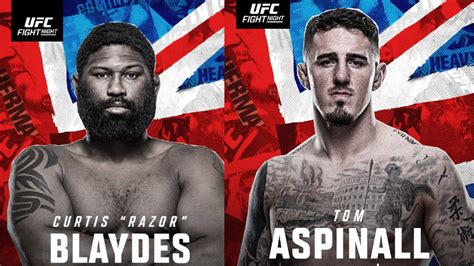 UFC Fight Night Blaydes vs Aspinall EN VIVO Dónde ver HOY TV online y