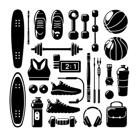 Premium Vector Sports Equipment Vector Collection