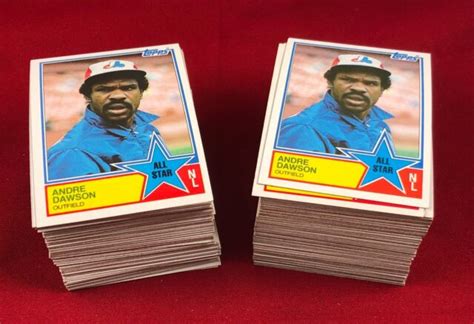 Lot Of Cards Topps Andre Dawson Nl All Star Baseball Card