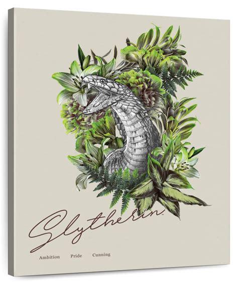 Harry Potter Slytherin Snake Wall Art Digital Art