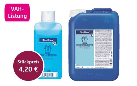 Desinfektion Hände Bode Sterilium Vah Listung Spender 500 Ml