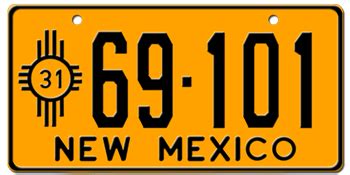 New Mexico License Plate, New Mexico License Plate High Resolution ...