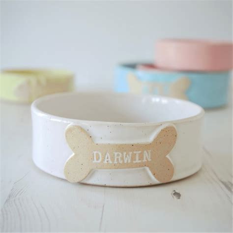 Ceramic Dog Bowl - Etsy