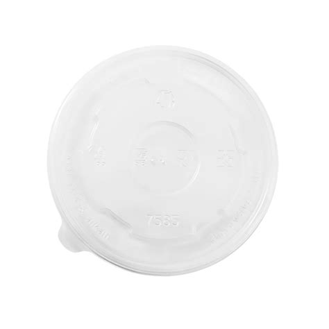 Karat PP Plastic Flat Lids For Oz Hot Cold Paper Food Container Fortuna Enterprises
