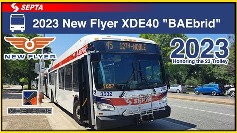 SEPTA S Brand New 2023 Xcelsior BAEbrid Buses Are HERE YouTube