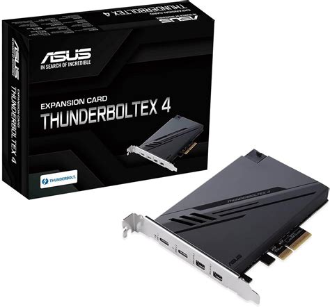 Asustek Thunderboltex 4 Dual Thunderbolt 4 Usb‑c Port Displayport 14 Pcie 30x4 Interface