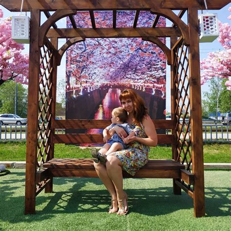 Арка пергола со скамьёй — Pergola.spb.ru