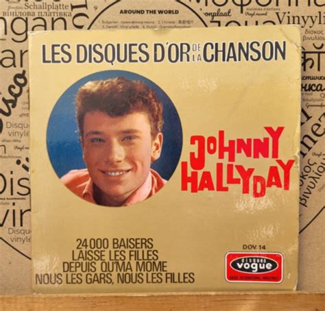 Rare Ep T Johnny Hallyday Les Disques Dor De La Chanson Dov