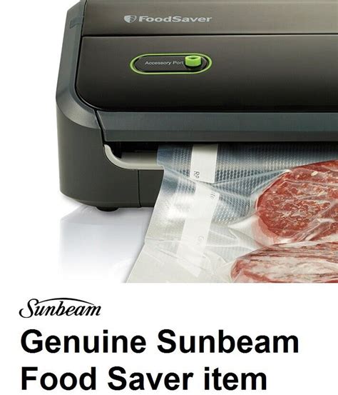 New Sunbeam Food Saver Storage Sealer Machine Vacuum Sealing Camping