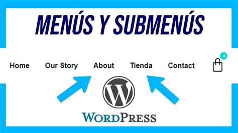 Cómo crear MENÚS y SUBMENÚS en Wordpress 2024 Paso x paso YouTube