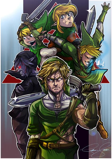 OC Evolution Of Link Fanart Visit Blazezelda Tumblr Social