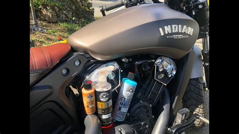 2018 Indian Scout Bobber Matte Paint Care Youtube