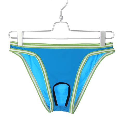 Ice Silk Sexy Underwear Men Briefs Breathable Ultra Thin Panties Men Bikini Solid Lightweight