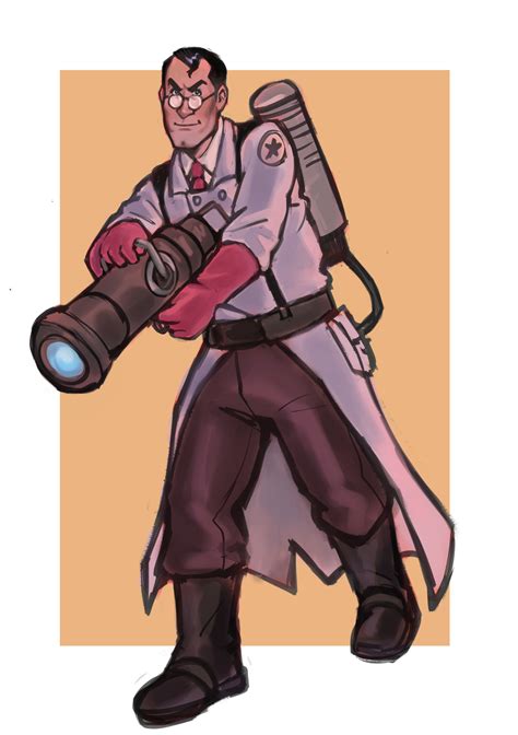 Artstation Team Fortress 2 Medic Fanart