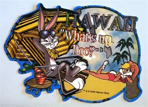 HAWAII BUGS BUNNY Lola Sticker Vending Decal New Vintage Looney Tunes