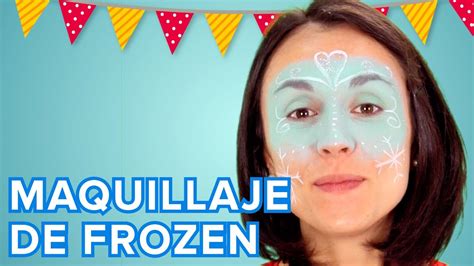 Maquillaje de Elsa de Frozen para niñas YouTube