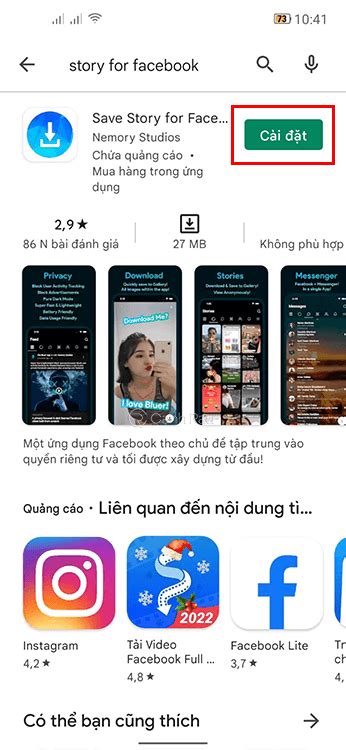 3 cách tải story trên Facebook về máy tính điện thoại Canhrau Cosy